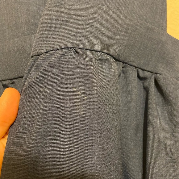 NWT BloomChic Blue MIDI Dress Jumper adjustable straps Sz 12 small mark - Picture 3 of 6